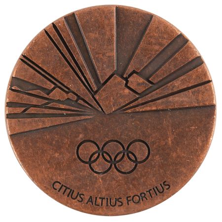 Lot #3169 Torino 2006 Winter Olympics Bronze Participation Medal - Image 2