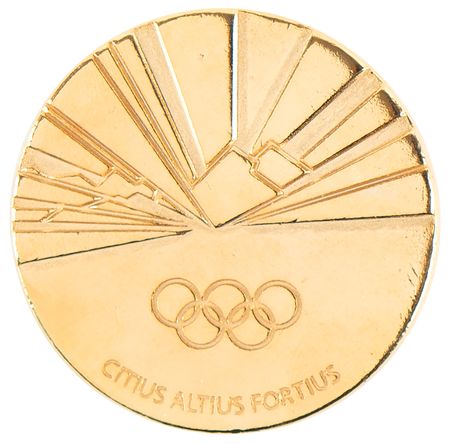 Lot #3170 Torino 2006 Winter Olympics Gold Participation Medal - Image 2