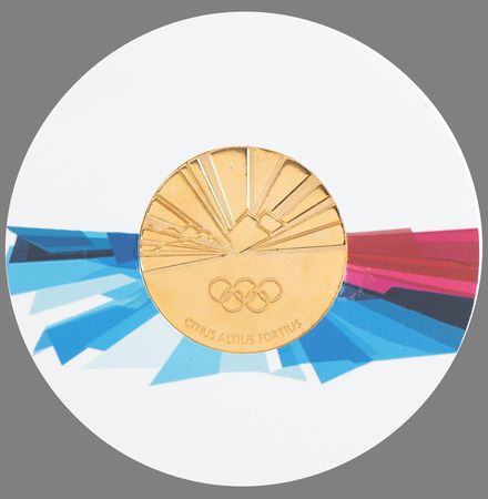 Lot #3170 Torino 2006 Winter Olympics Gold Participation Medal - Image 4
