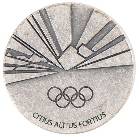 Lot #3171 Torino 2006 Winter Olympics Pewter Participation Medal - Image 2
