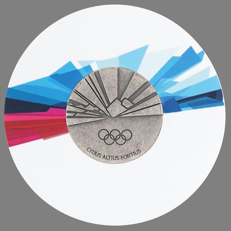 Lot #3171 Torino 2006 Winter Olympics Pewter Participation Medal - Image 4