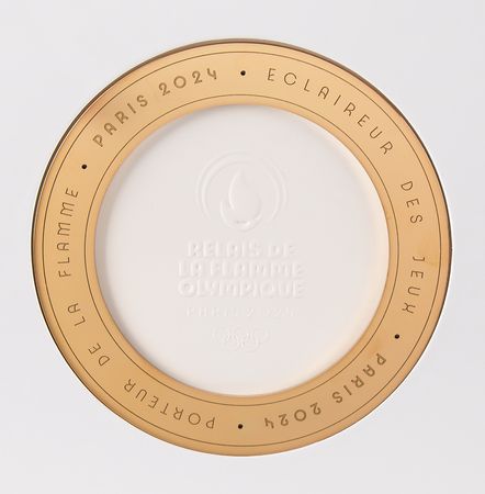 Lot #3036 Paris 2024 Summer Olympics Torchbearer Relay Ring (Ltd. Ed. #9368/10000) - Image 1