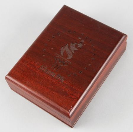 Lot #3110 Atlanta 1996 Summer Olympics Winner's Medal Box - Image 1