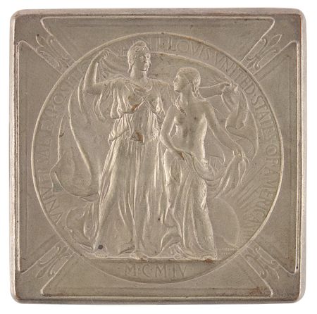 Lot #3058 St. Louis 1904 Louisiana Purchase Exposition Silver Non-Athletic Award Medal - Image 2