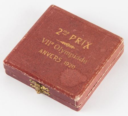 Lot #3066 Antwerp 1920 Olympics Silver Winner's Medal - Image 3