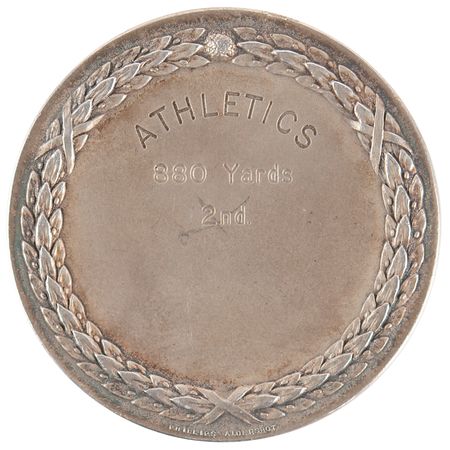 Lot #3072 London 1934 British Empire Games Silver Winner's Medal for Athletics - Image 2