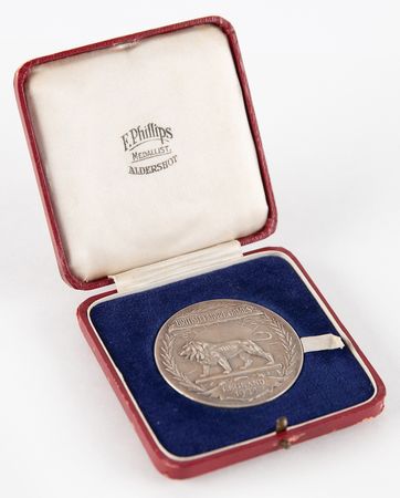 Lot #3072 London 1934 British Empire Games Silver Winner's Medal for Athletics - Image 4