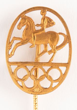 Lot #3252 Stockholm 1956 Summer Olympics Visitor's Pin - Image 1