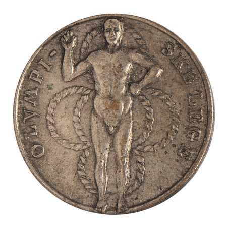 Lot #3249 Los Angeles 1932 Summer Olympics Danish Fundraising Pin - Image 1