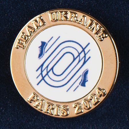Lot #3260 Paris 2024 Summer Olympics Team Ukraine Pin Set - Image 6
