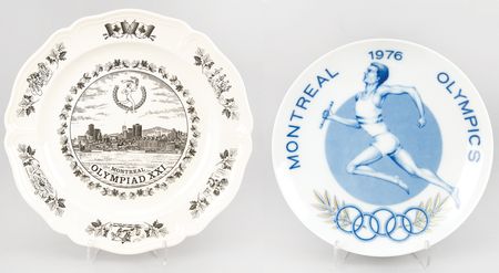 Lot #3351 Montreal 1976 Summer Olympics Souvenir Plates - Image 1