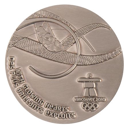 Lot #3365 Vancouver 2010 Winter Olympics Volunteer Medal - Image 1