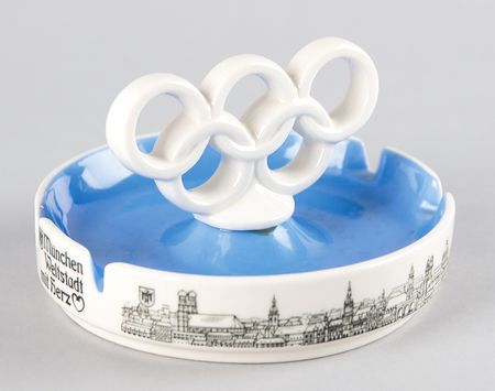 Lot #3349 Munich 1972 Summer Olympics Ashtray - Image 1