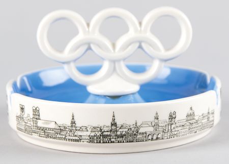 Lot #3349 Munich 1972 Summer Olympics Ashtray - Image 2