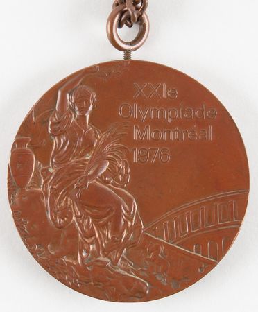 Lot #3096 Montreal 1976 Summer Olympics Bronze Winner's Medal for Volleyball - Image 3