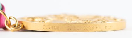 Lot #3038 Greg Louganis's Los Angeles 1984 Summer Olympics Gold Winner's Medal for 3-Meter Springboard Diving - Image 5