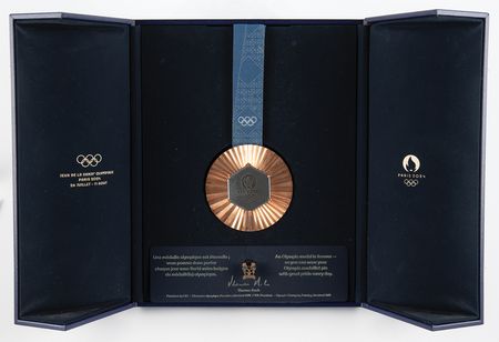 Lot #3119 Paris 2024 Summer Olympics Bronze Winner's Medal for Women's Canoeing - Image 1