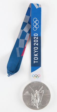 Lot #3118 Tokyo 2020 Summer Olympics Silver Winner's Medal for Women's Judo - Image 1