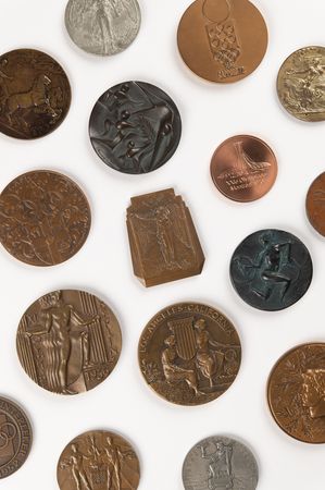 Lot #3121 Olympic Collection of (40+) Participation Medals Dated from 1896 Athens to 2010 Vancouver - Image 1