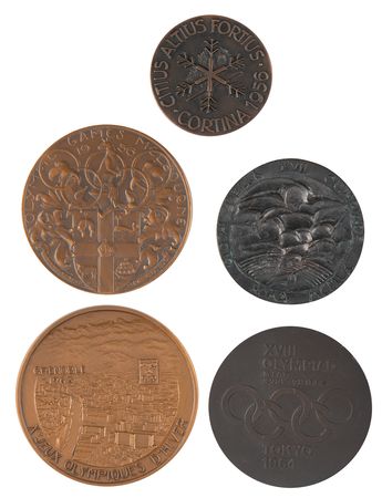 Lot #3121 Olympic Collection of (40+) Participation Medals Dated from 1896 Athens to 2010 Vancouver - Image 9