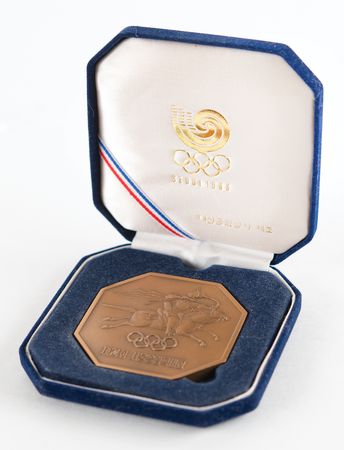 Lot #3317 Olympic Commemorative Medals (4) for 1964 Tokyo, 1968 Mexico City, 1984 Sarajevo/Los Angeles, and 1988 Seoul - Image 7