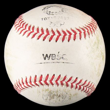 Lot #3368 Tokyo 2020 Summer Olympics Game-Used Baseball - Image 2