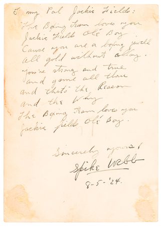 Lot #3313 Paris 1924 Summer Olympics Team USA Boxing Medalists Multi-Signed Photograph - Image 2