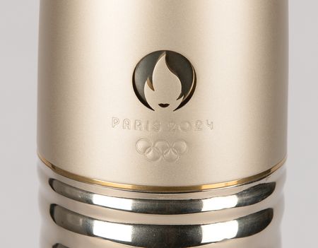 Lot #3120 Paris 2024 Summer Olympics Gold Winner's Medal, Torch, and Poster - Image 10