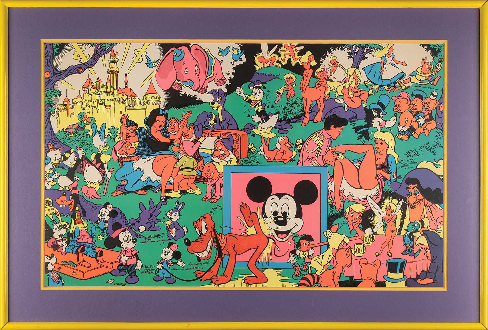 専用Wally Wood DISNEYLAND MEMORIAL ORGY Lot - WALLY WOOD (1927-1981). [THE DISNEY LAND MEMORIAL ORGY