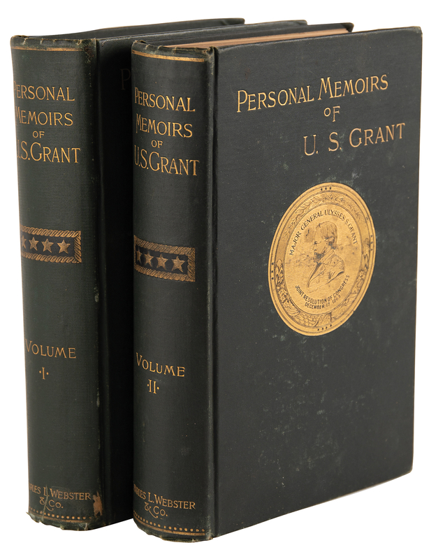 Lot 57 U. S. Grant: Personal Memoirs of U. S. Grant (First Edition)