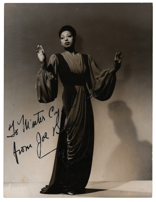 Lot 808 Josephine Baker Signed Photograph