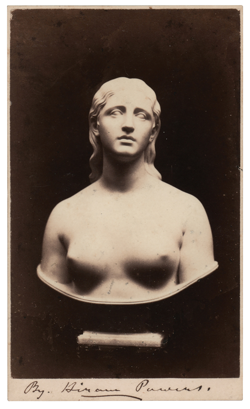 Lot 333 Hiram Powers Signed Photograph