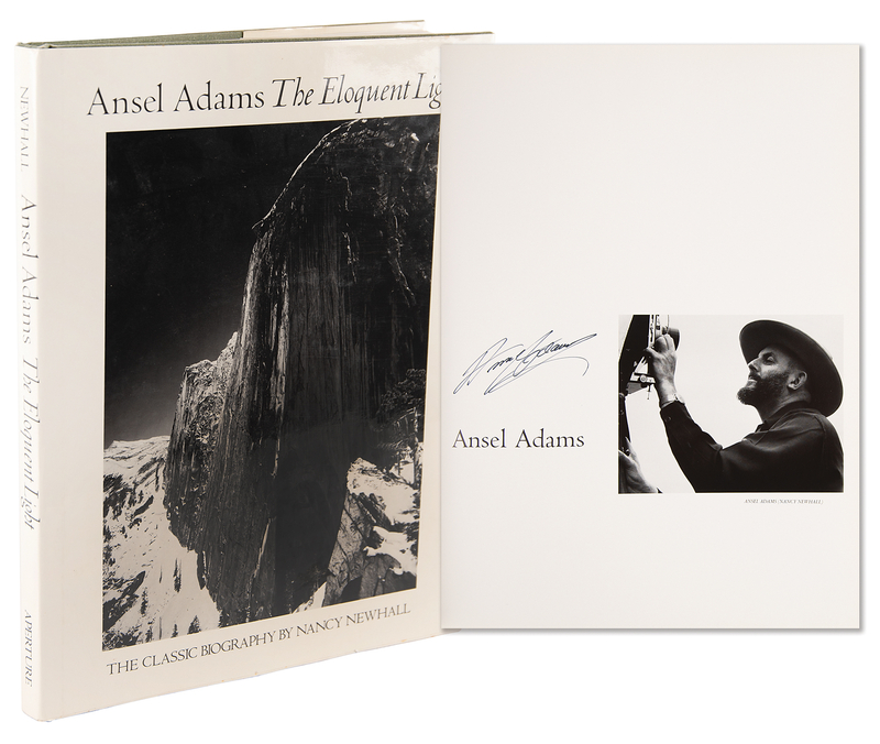 Lot 319 Ansel Adams Signed Book - The Eloquent Light