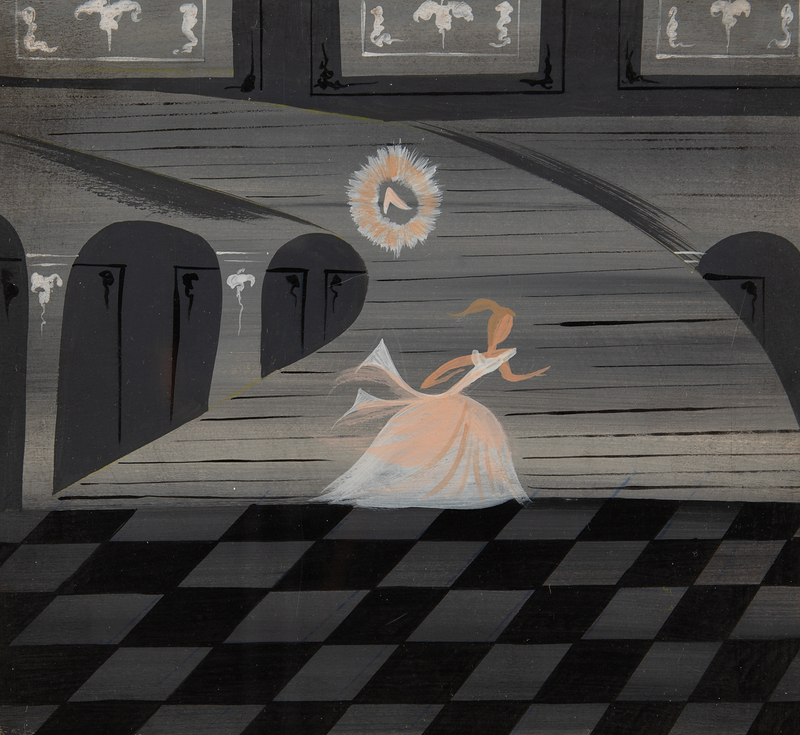 Lot 392 Mary Blair concept painting for Cinderella