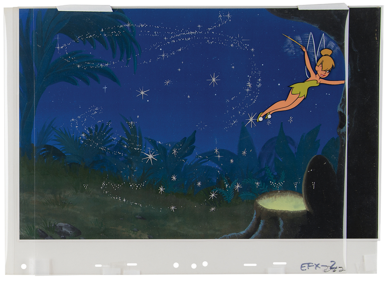 Lot 478 Tinker Bell production cel from the Disneyland television show
