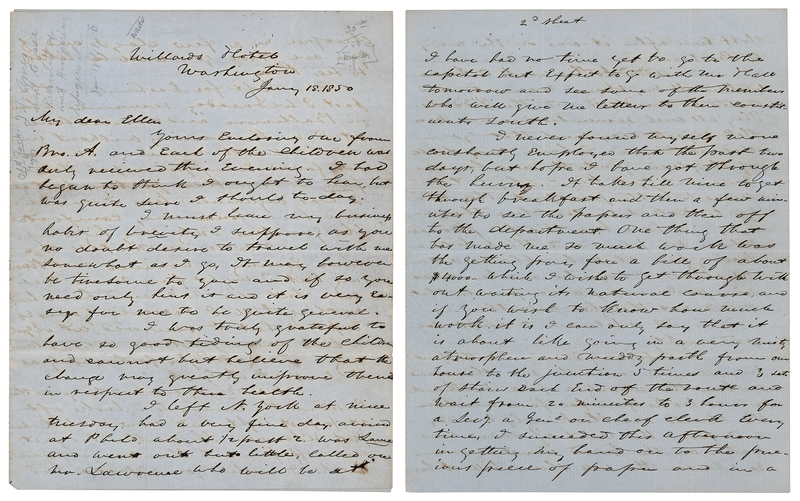 Lot 103 [Zachary Taylor] James T. Ames Autograph Letter Signed