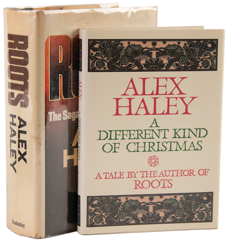 Lot 657 Alex Haley (2) Signed Books - Roots and A Different Kind of Christmas