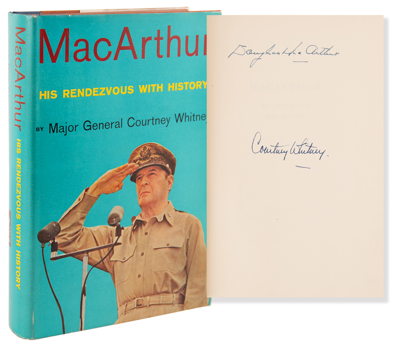 Lot 262 Douglas MacArthur Signed Book - MacArthur: His Rendezvous with History