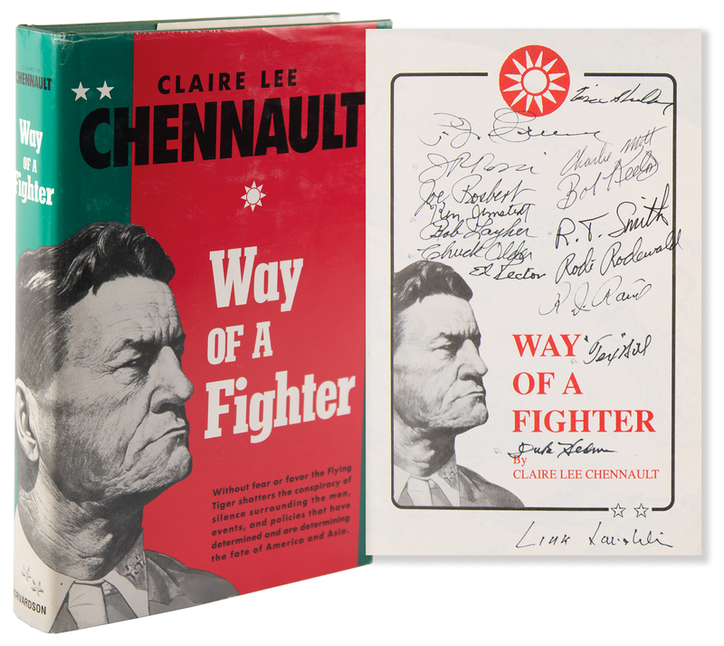 Lot 248 Flying Tigers (16) Signed Book - Way of a Fighter (Ltd. E. #443/1500)