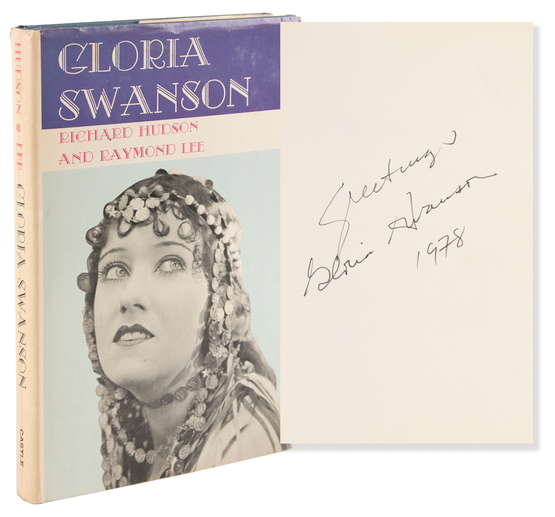 Lot 900 Gloria Swanson Signed Book - Gloria Swanson