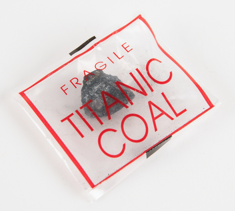 Lot 225 Titanic: Coal Piece Recovered from Wreck Site