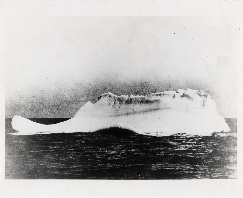 Lot 226 Titanic: Original Press Photo of the Iceberg (1967)