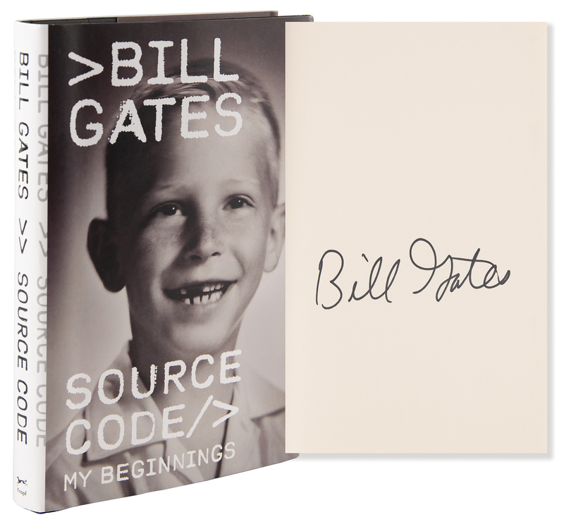 Lot 173 Bill Gates Signed Book - Source Code