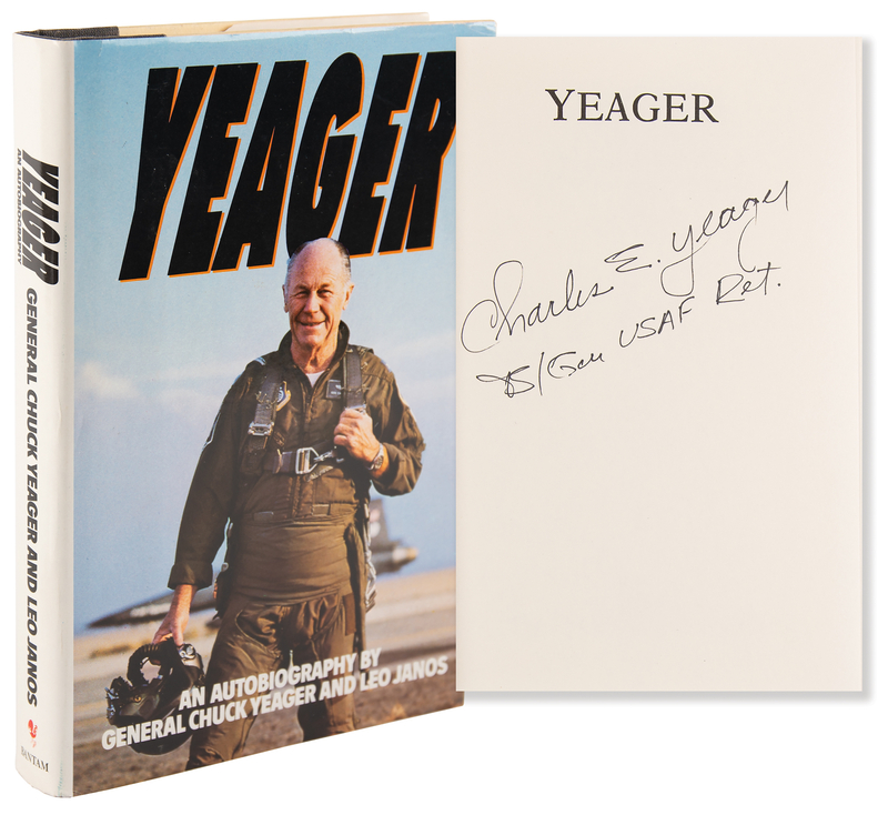 Lot 287 Chuck Yeager Signed Book - Yeager