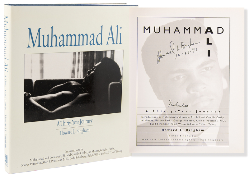 Lot 915 Muhammad Ali Signed Book - A Thirty Year Journey