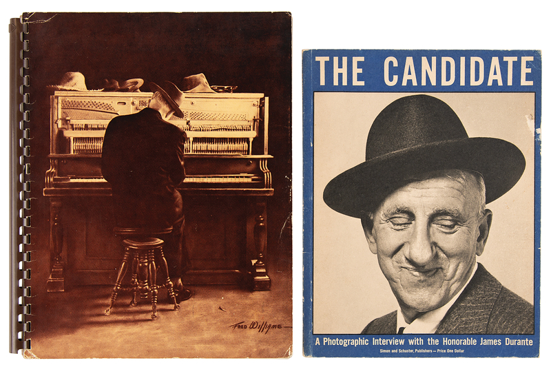 Lot 834 Jimmy Durante (2) Signed Books