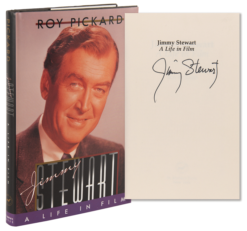 Lot 896 James Stewart Signed Book - Jimmy Stewart: A Life in Film