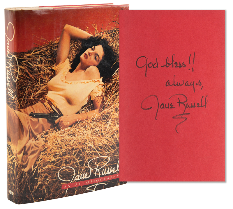 Lot 887 Jane Russell Signed Book - An Autobiography