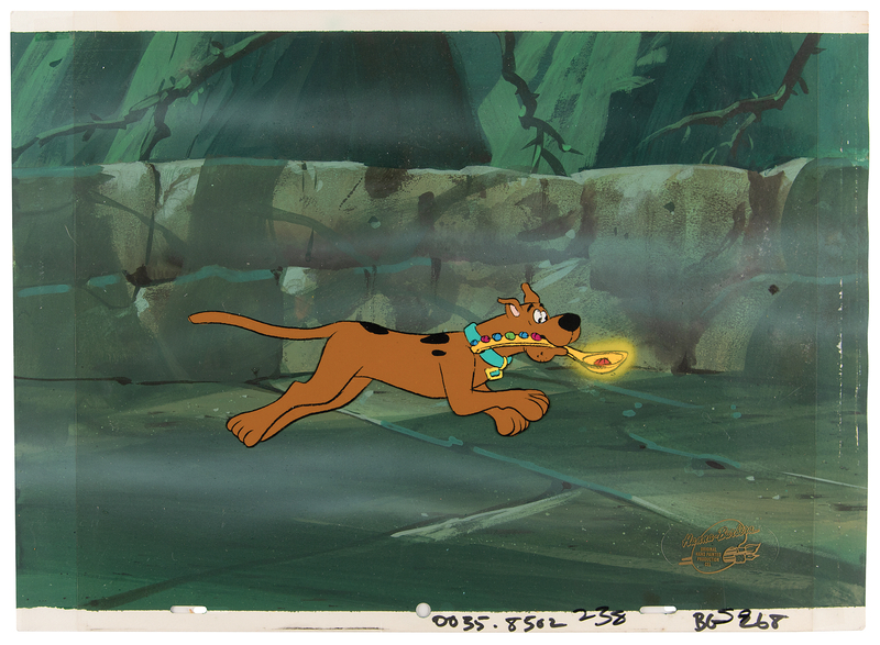 Lot 508 Scooby-Doo production key master background set-up from The 13 Ghosts of Scooby-Doo