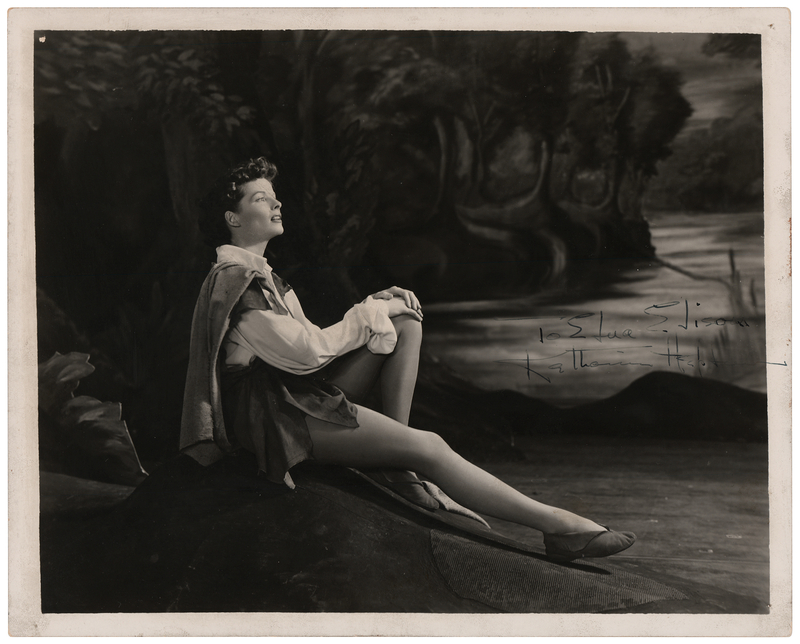 Lot 853 Katharine Hepburn Signed Photograph